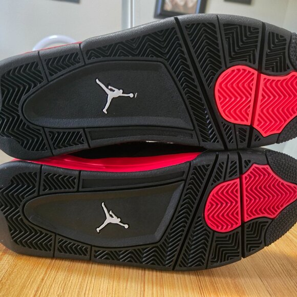 Air Jordan Red Thunder Retro 4 BRAND NEW - SZ 8 Mens - Picture 5 of 10